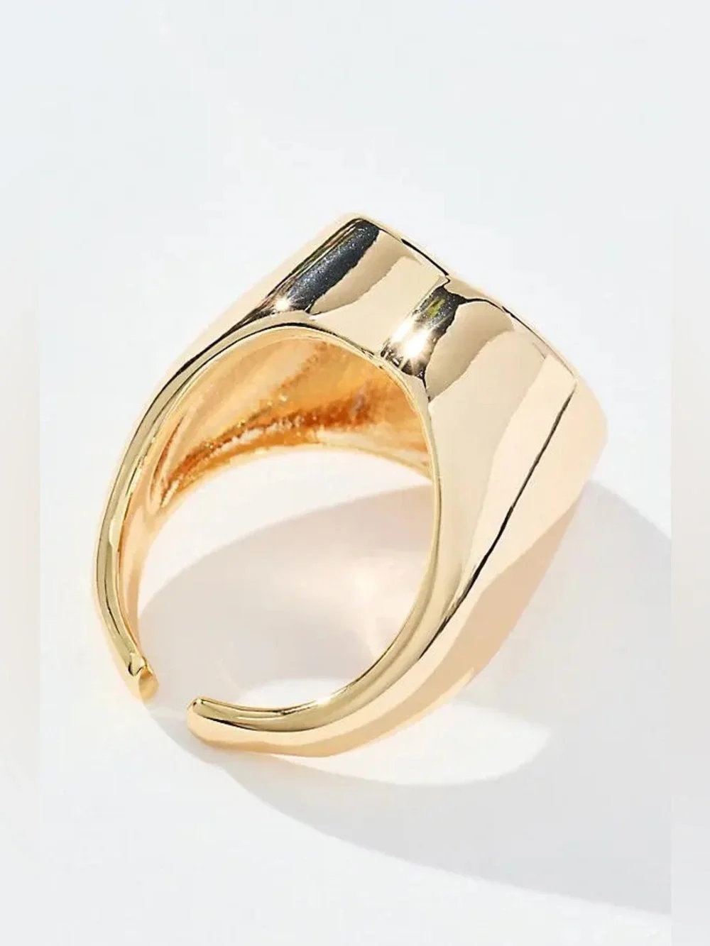 NWT Anthropologie Heart Stone Cocktail Ring
